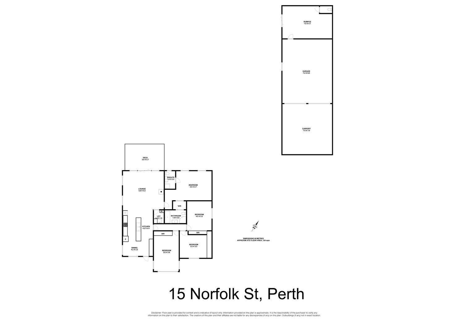 Floorplan of Homely house listing, 15 Norfolk Street, Perth TAS 7300