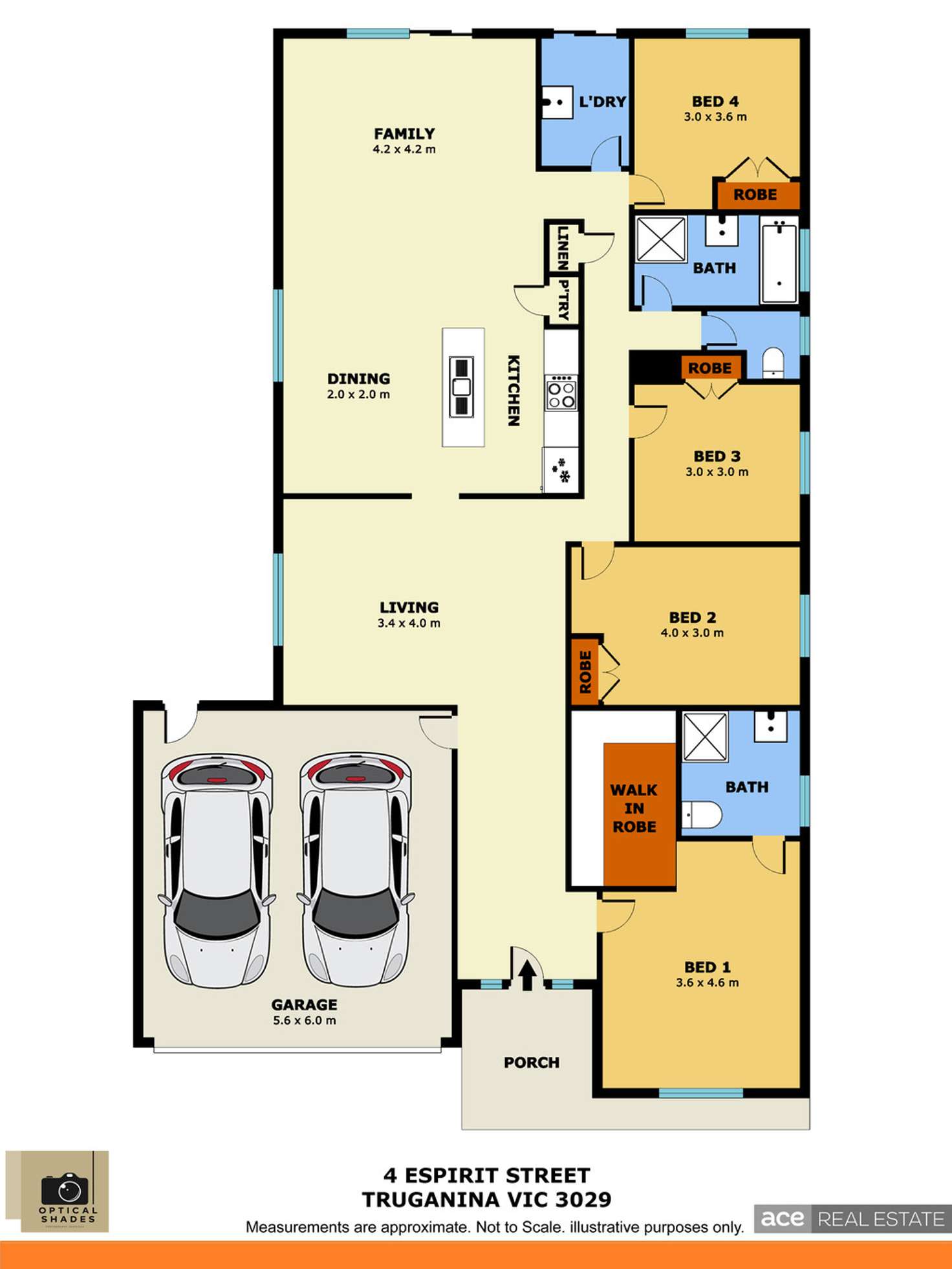 Floorplan of Homely house listing, 4 Esprit Street, Truganina VIC 3029