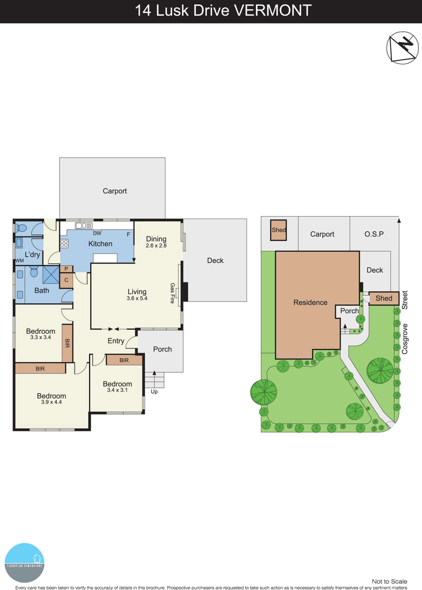 Floorplan of Homely house listing, 14 Lusk Drive, Vermont VIC 3133