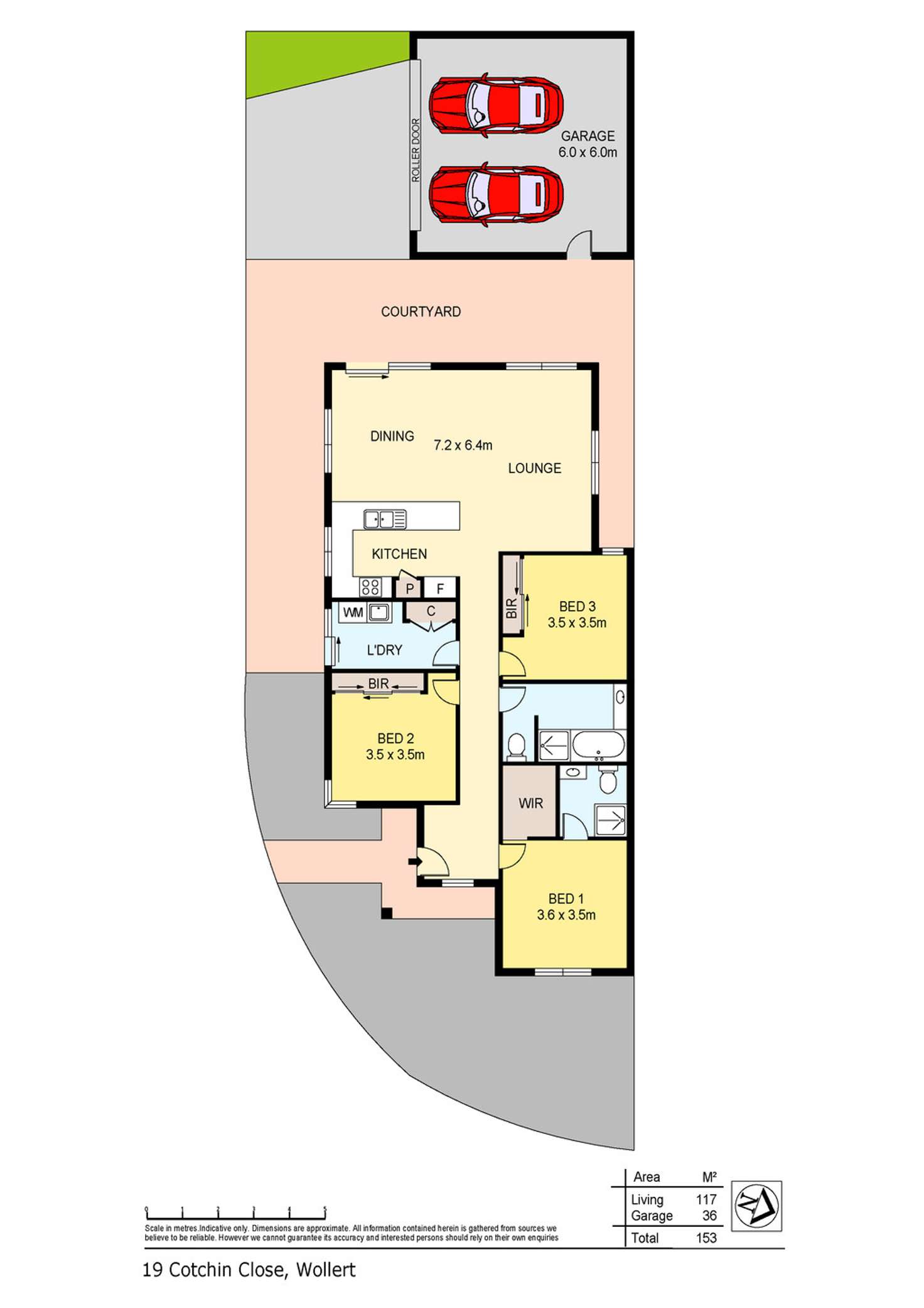 Floorplan of Homely house listing, 19 Cotchin Close, Wollert VIC 3750