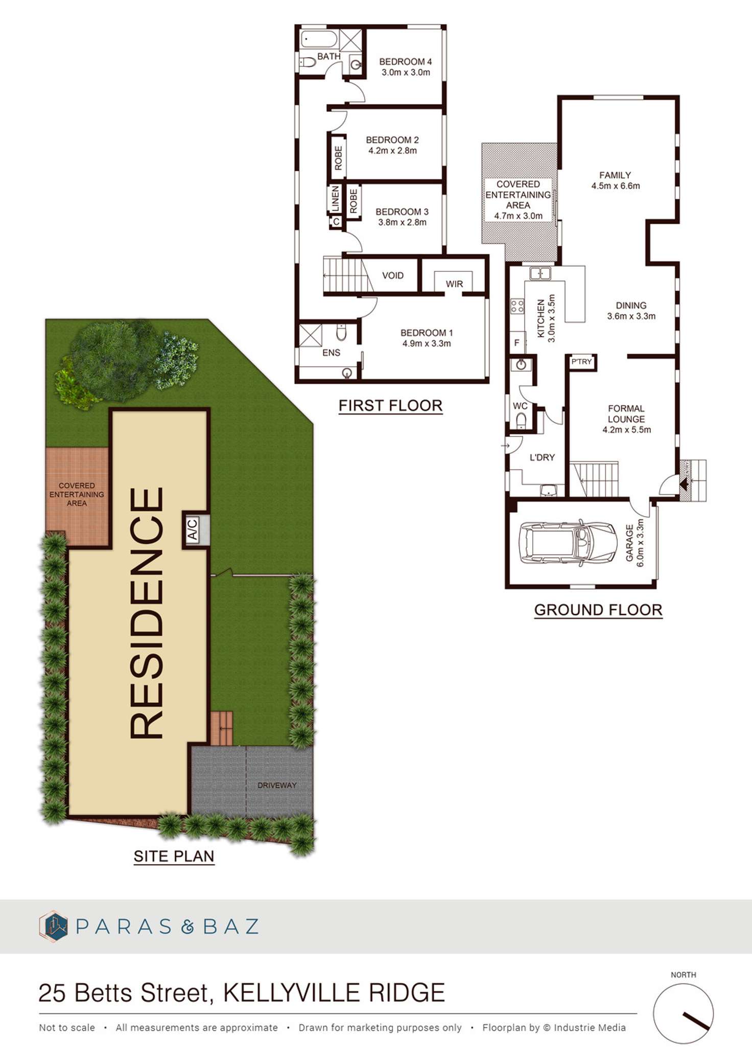 Floorplan of Homely house listing, 25 Betts St, Kellyville Ridge NSW 2155