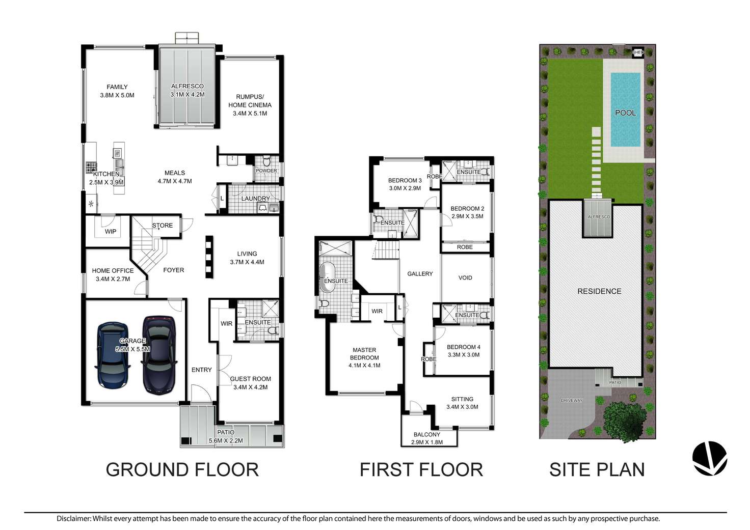 Floorplan of Homely house listing, 34A Forsyth Street, Willoughby NSW 2068