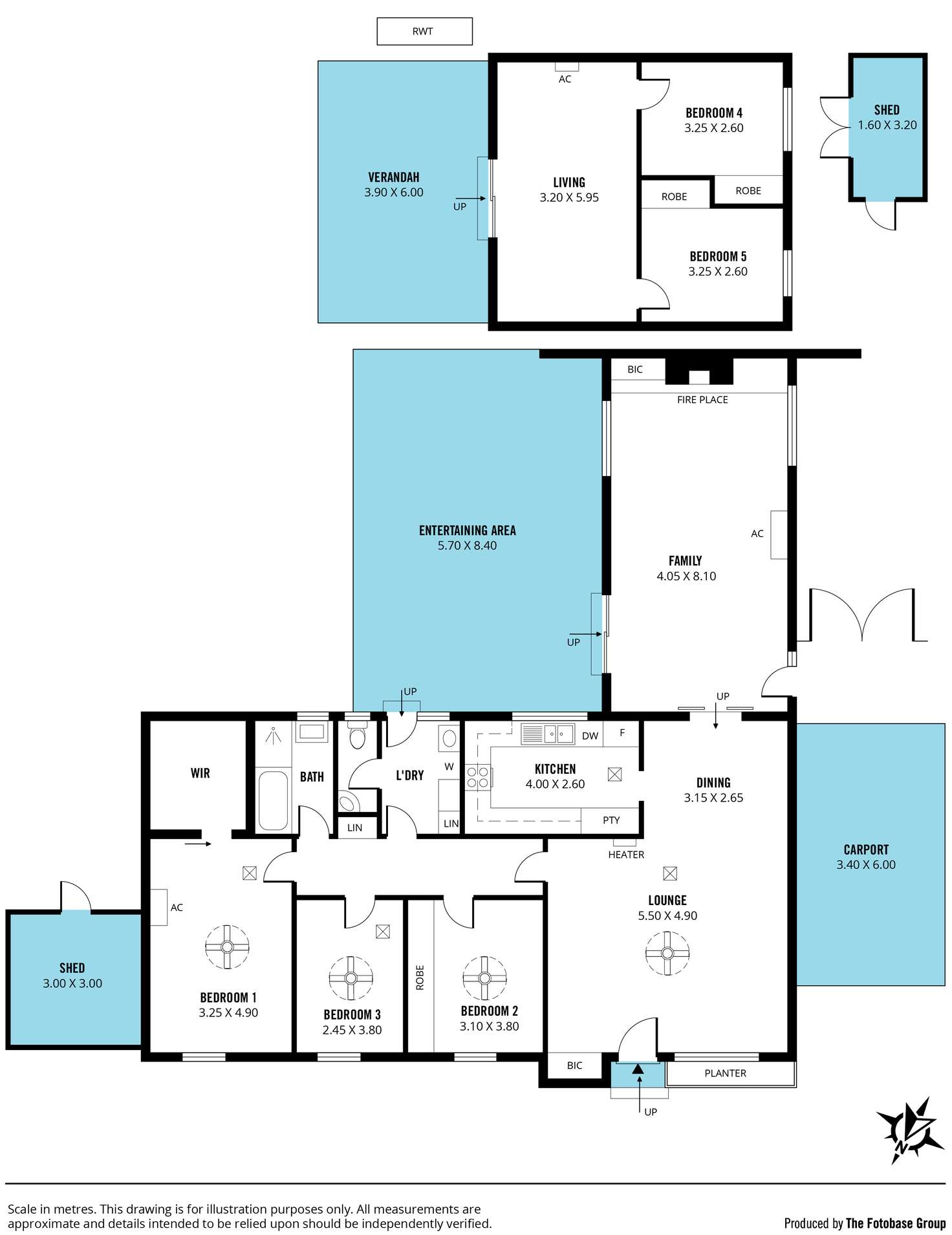 Floorplan of Homely house listing, 2 Brigid Street, Christie Downs SA 5164