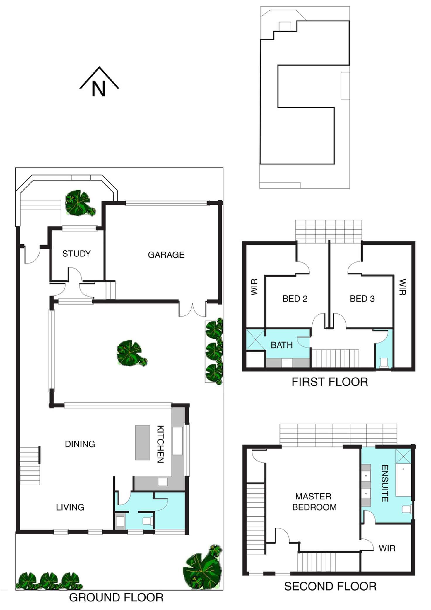 Floorplan of Homely house listing, 13 Leslie Road, North Fremantle WA 6159