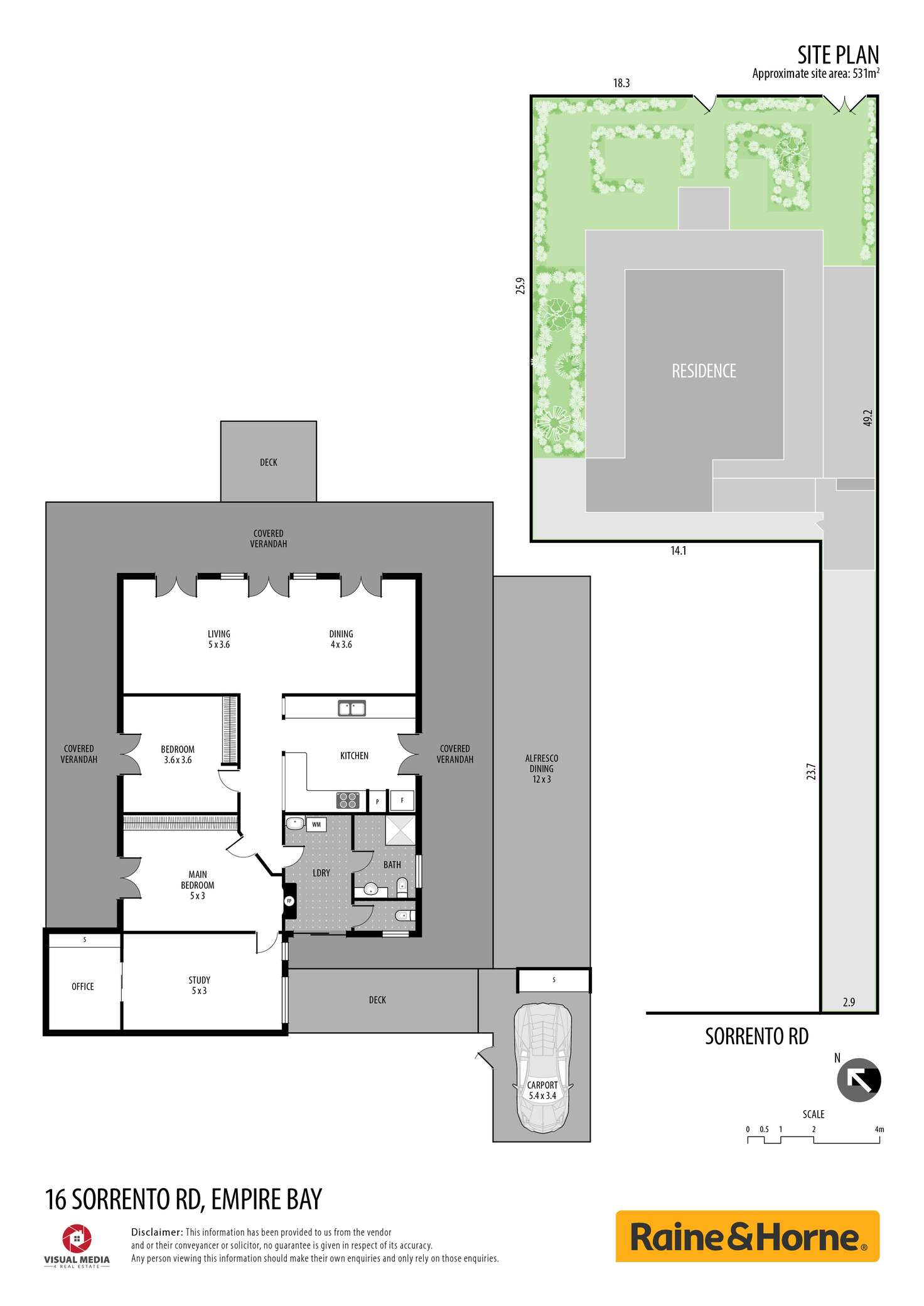 Floorplan of Homely house listing, 16 Sorrento Road, Empire Bay NSW 2257