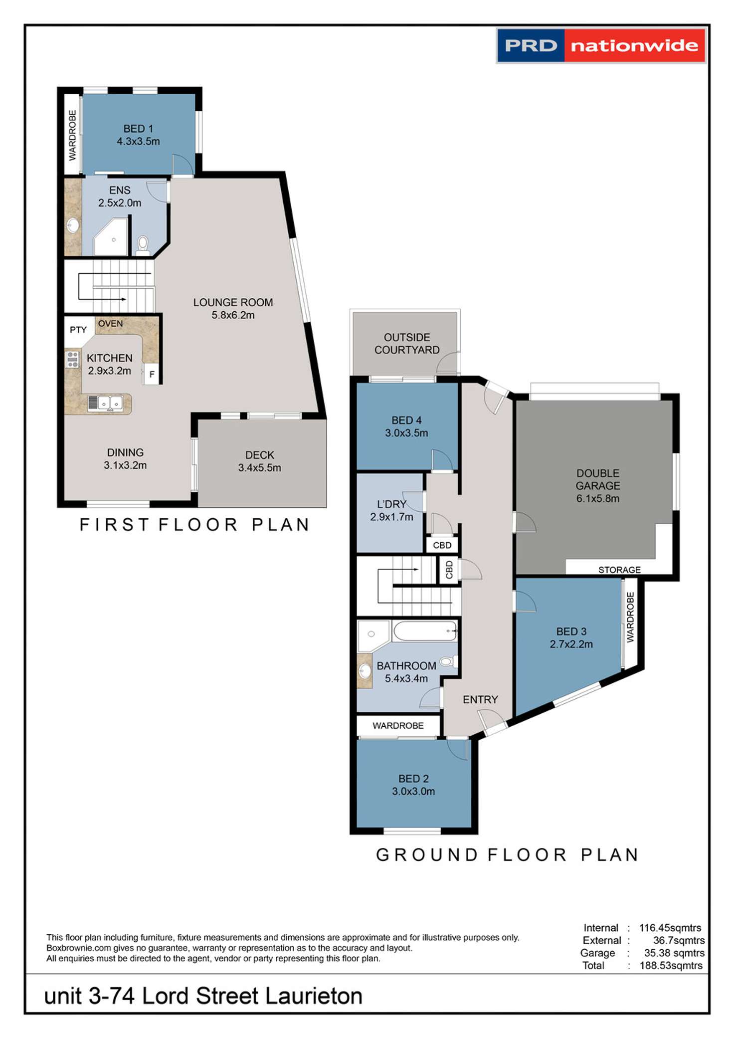 Floorplan of Homely villa listing, 3/74 Lord Street, Laurieton NSW 2443