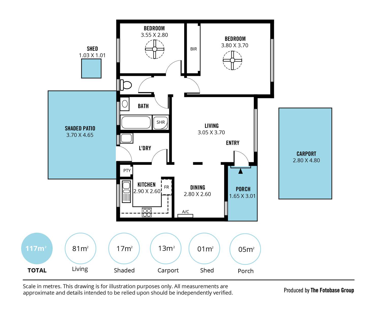 Floorplan of Homely unit listing, 5/4 Mornington Avenue, Plympton SA 5038