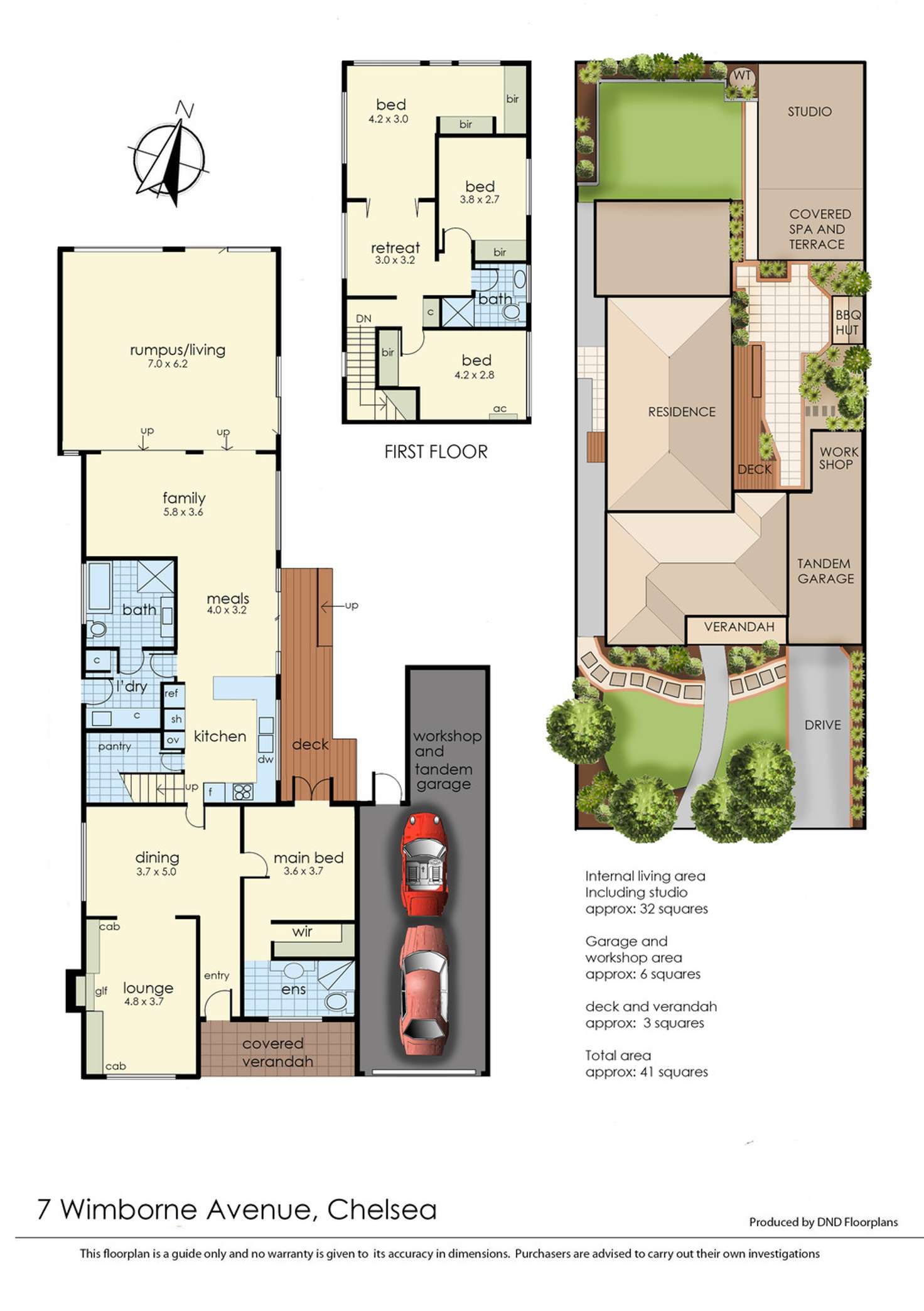Floorplan of Homely house listing, 7 Wimborne Avenue, Chelsea VIC 3196