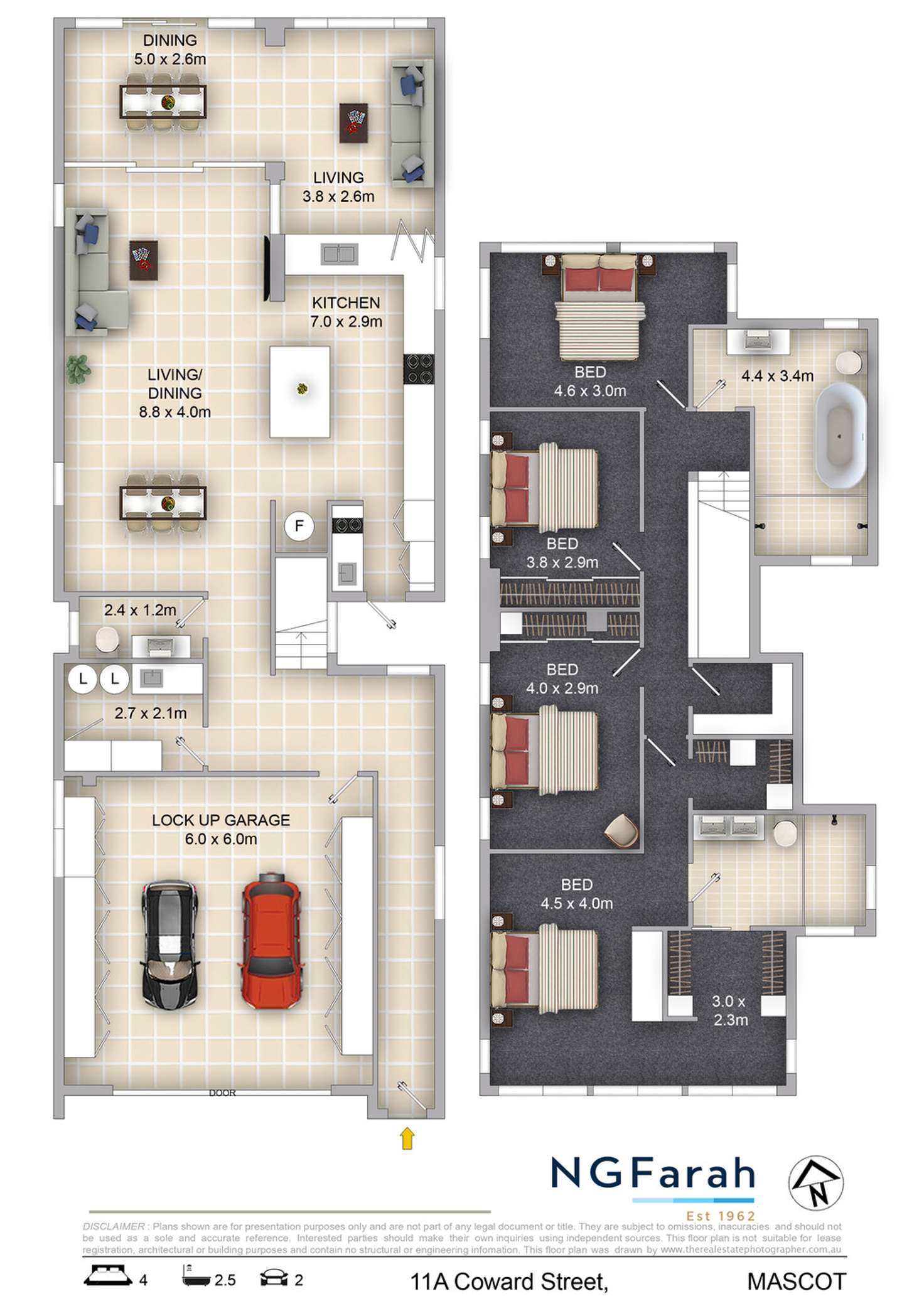 Floorplan of Homely house listing, 11a Coward Street, Mascot NSW 2020