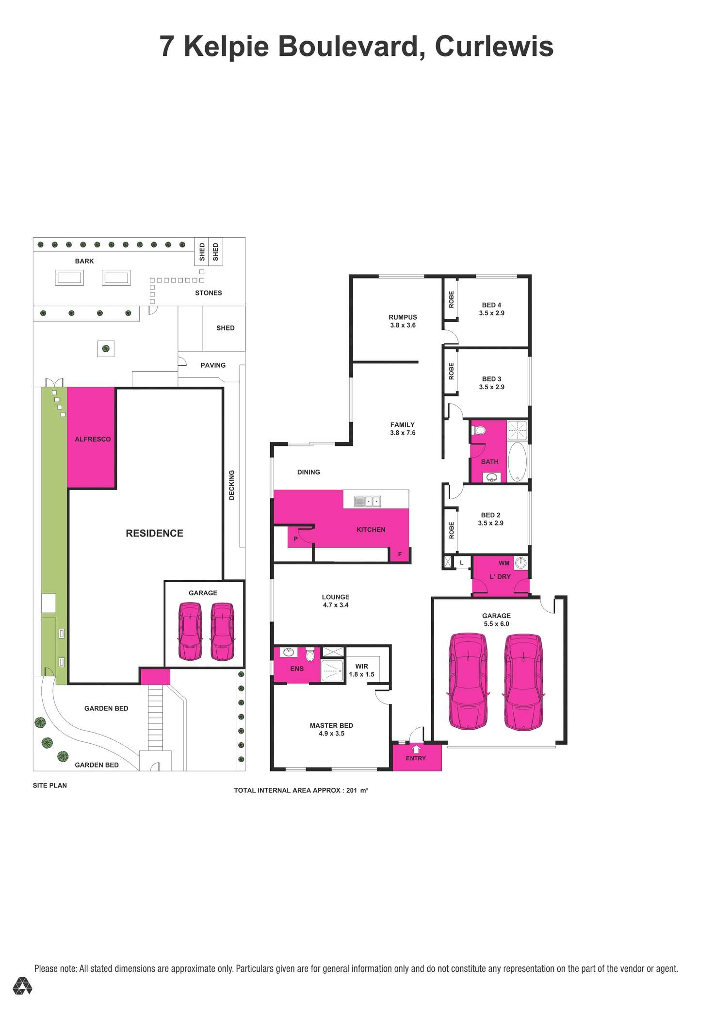 Floorplan of Homely house listing, 7 Kelpie Boulevard, Curlewis VIC 3222