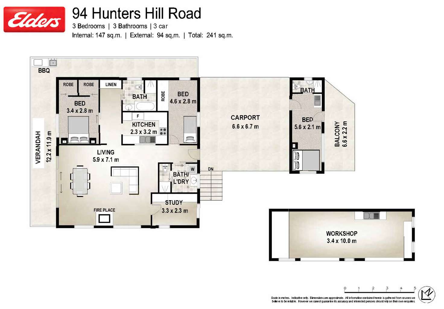 Floorplan of Homely acreageSemiRural listing, 94 Hunters Hill Road, Corndale NSW 2480