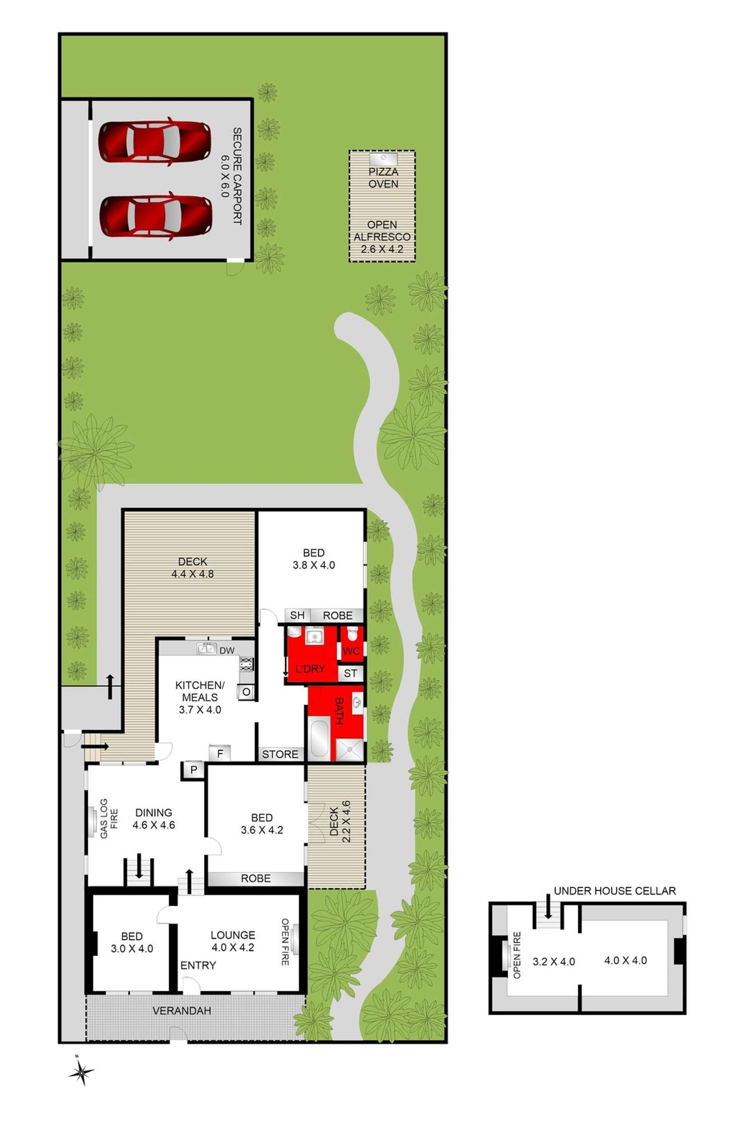 Floorplan of Homely house listing, 217 Mt Pleasant Road, Highton VIC 3216