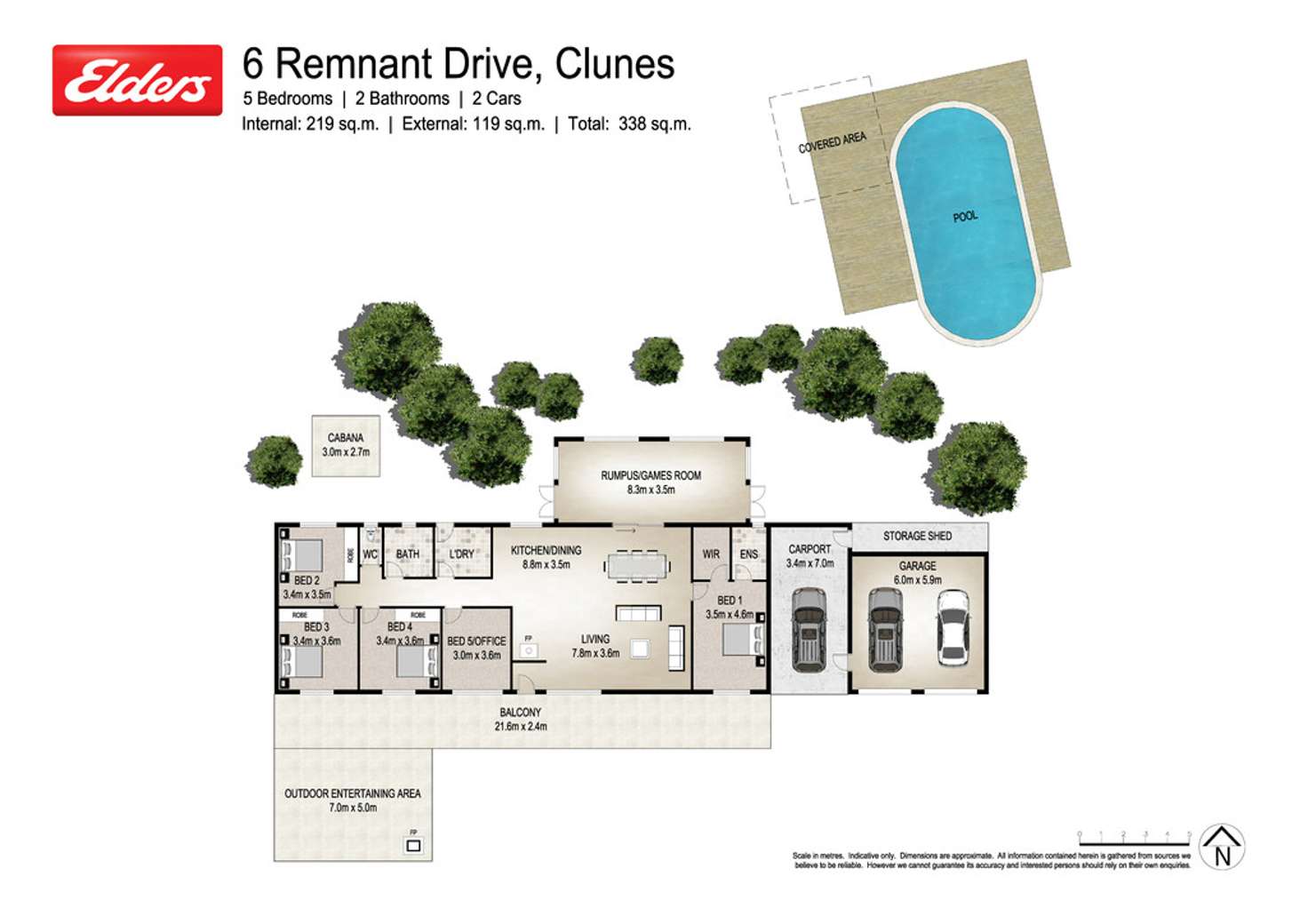 Floorplan of Homely house listing, 6 Remnant Drive, Clunes NSW 2480