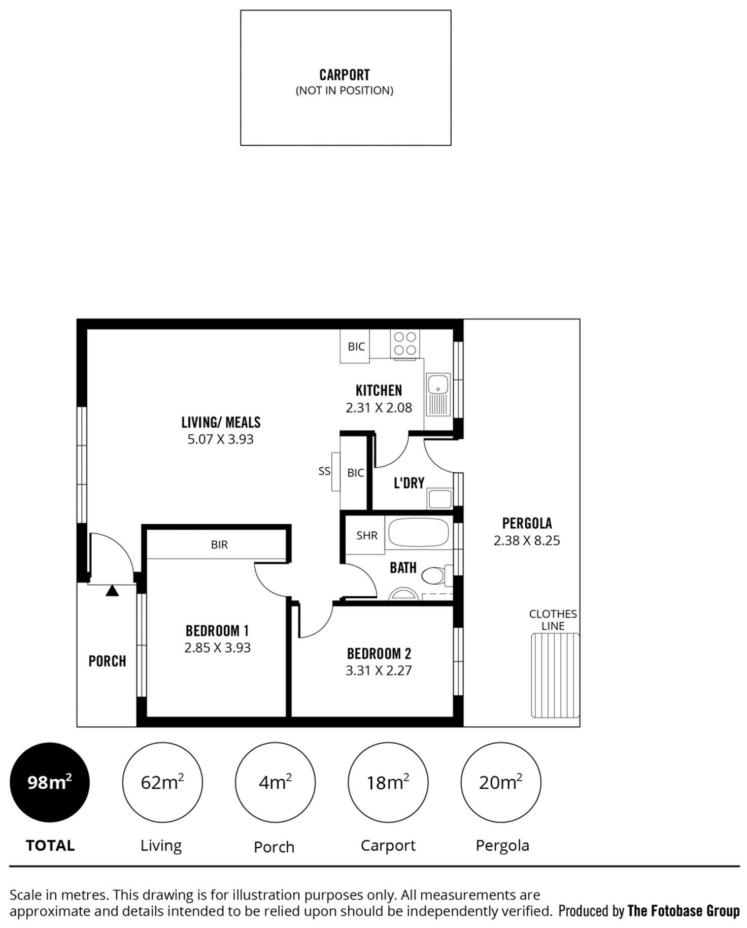 Floorplan of Homely unit listing, 2/4 Albert Street, Payneham SA 5070