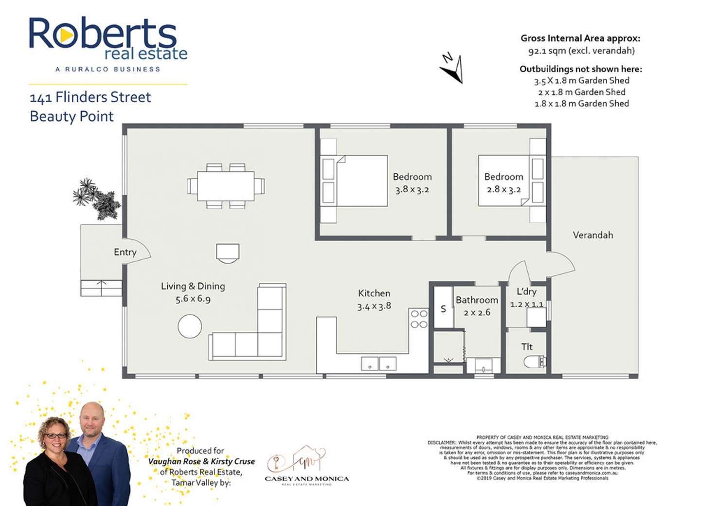 Floorplan of Homely house listing, 141 Flinders Street, Beauty Point TAS 7270