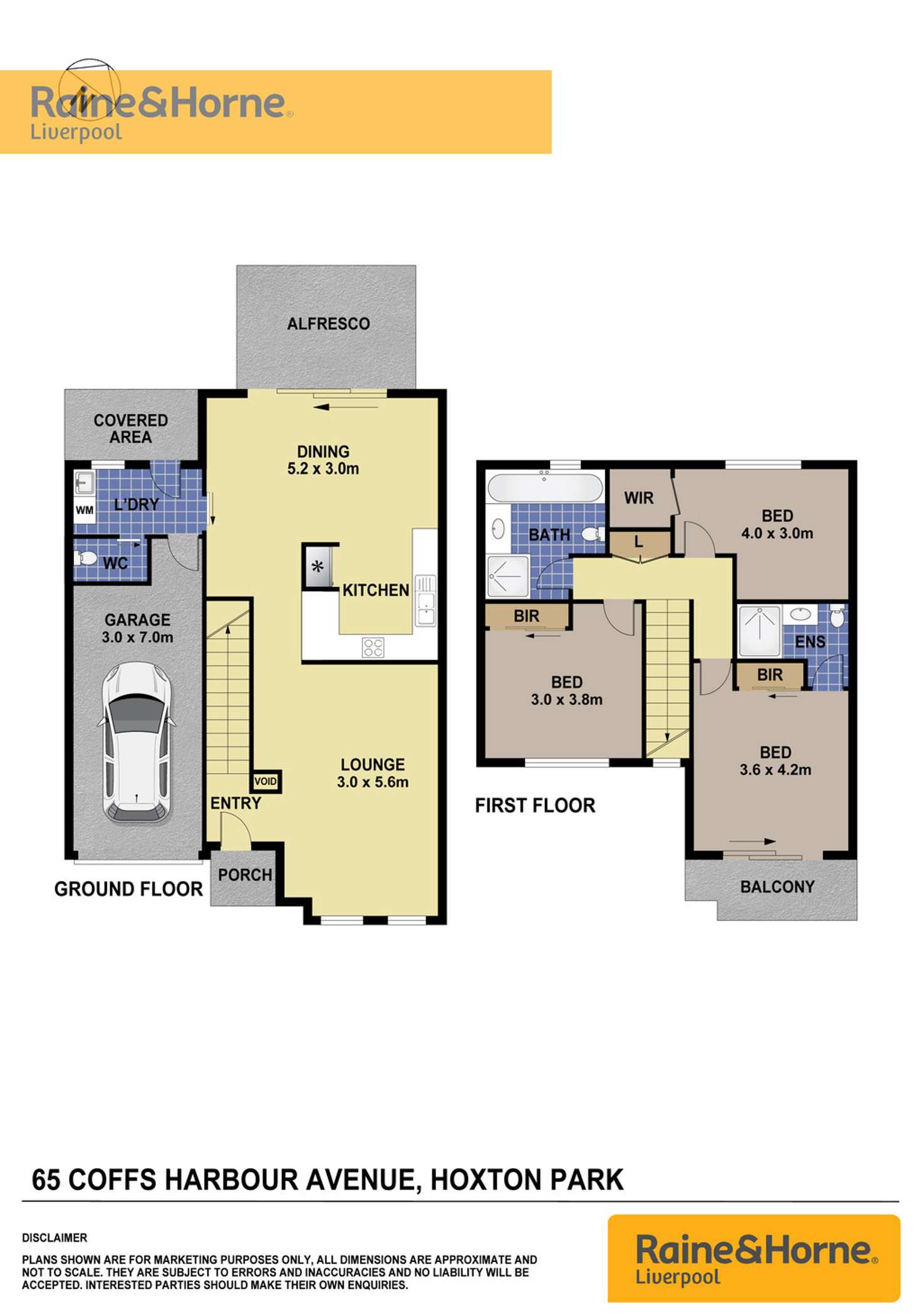 Floorplan of Homely house listing, 65 Coffs Harbour Avenue, Hoxton Park NSW 2171