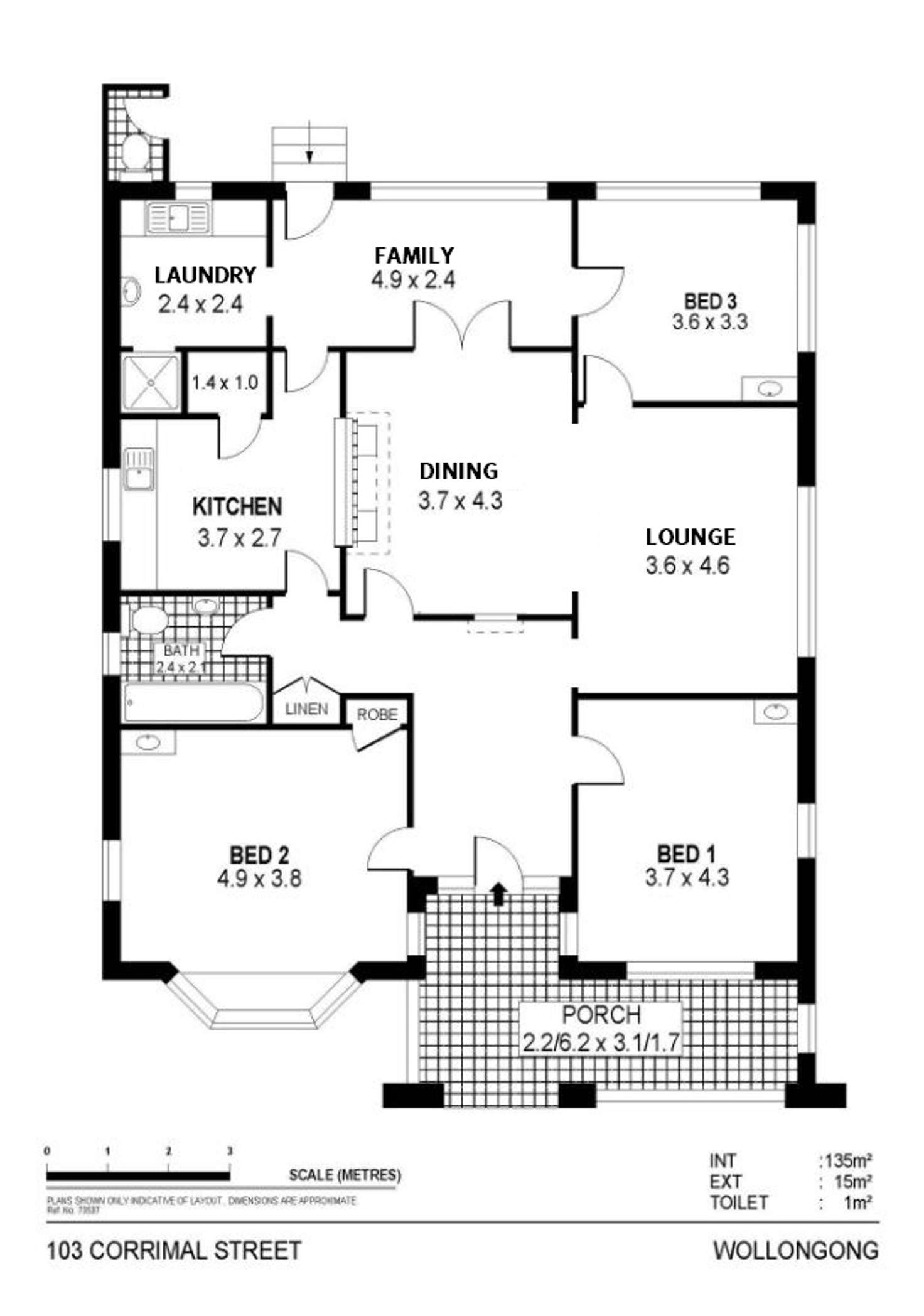 Floorplan of Homely house listing, 103 Corrimal Street, Wollongong NSW 2500