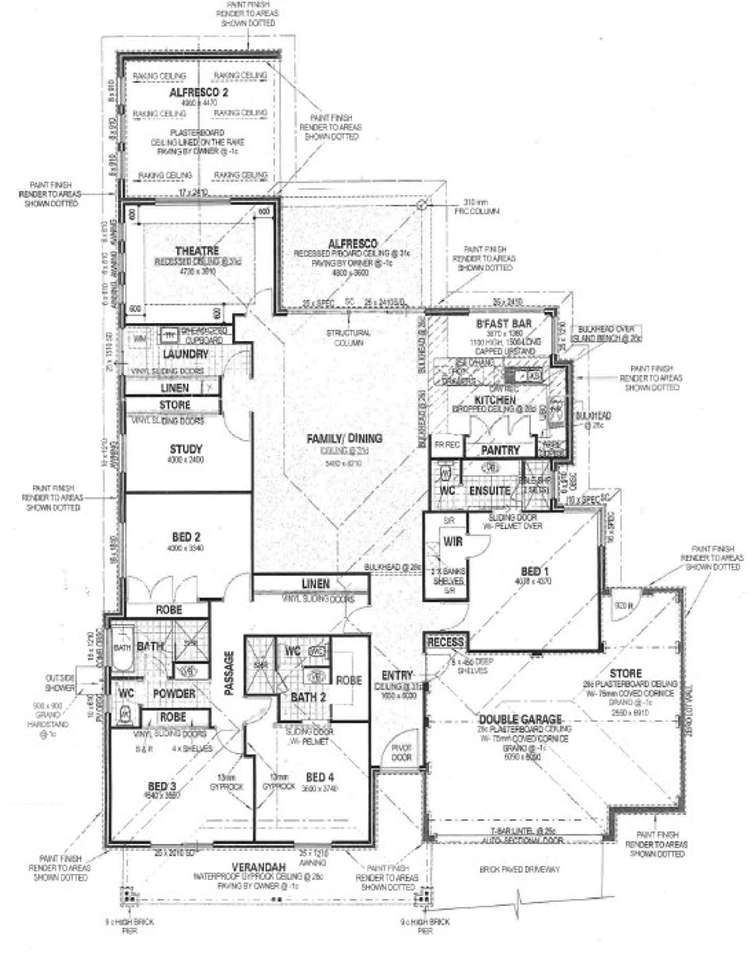 Floorplan of Homely house listing, 10 Eva Fairway, Dalyellup WA 6230