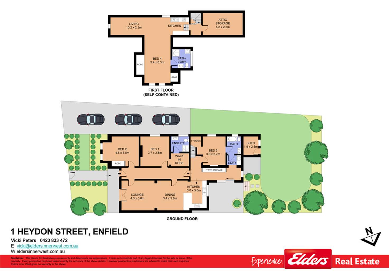 Floorplan of Homely house listing, 1 Heydon Street, Enfield NSW 2136