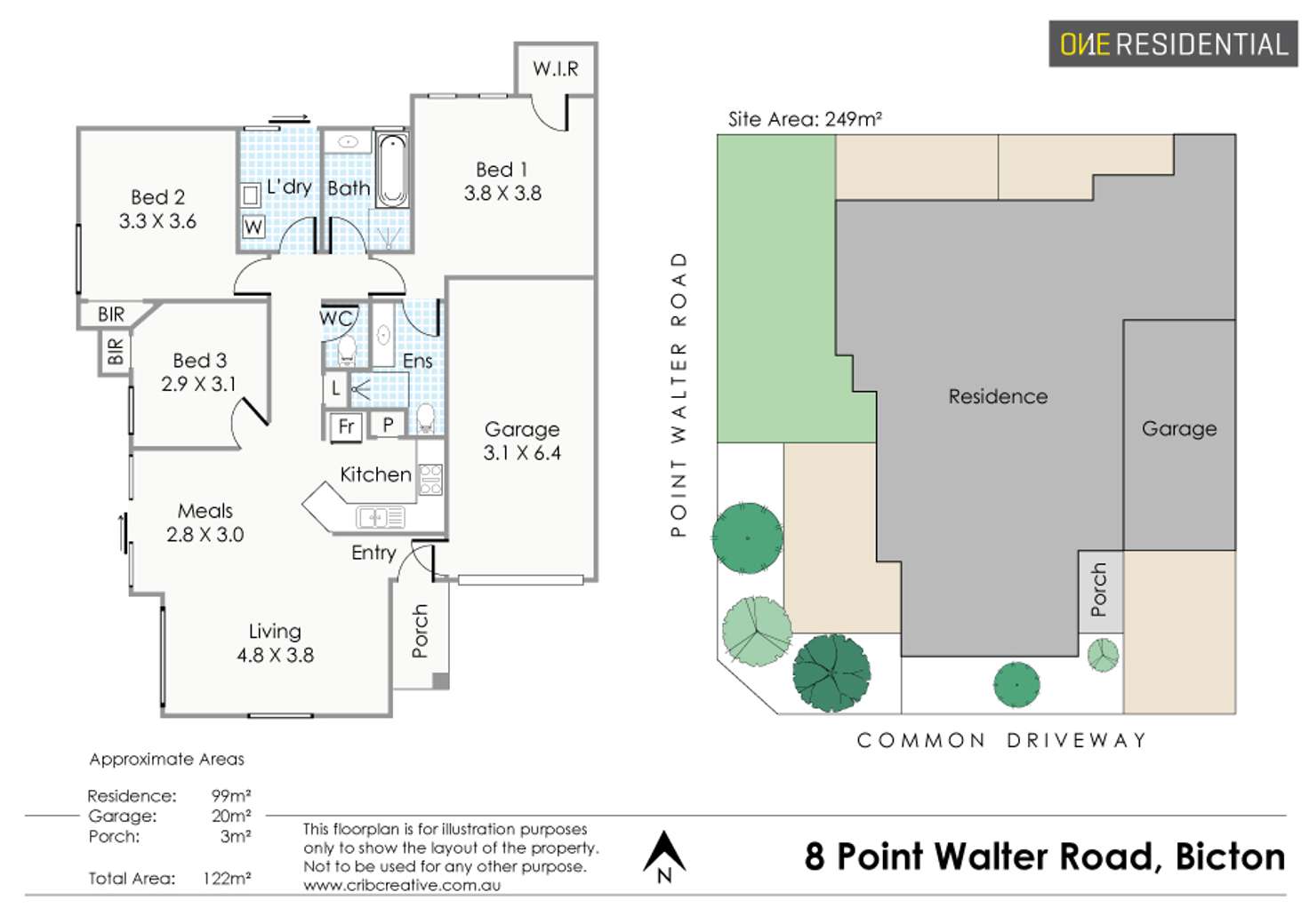 Floorplan of Homely house listing, 8 Point Walter Road, Bicton WA 6157