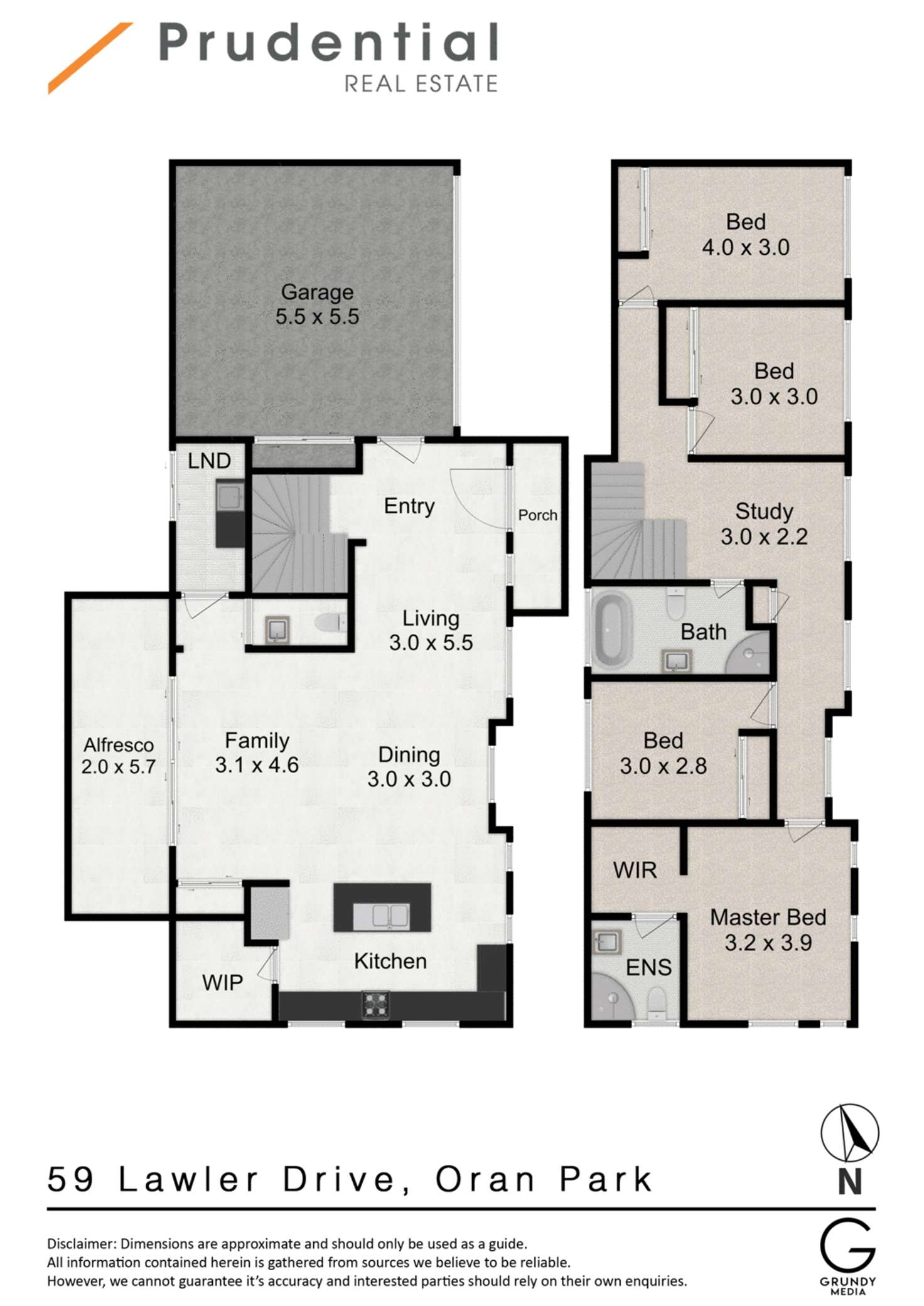 Floorplan of Homely house listing, 59 Lawler Drive, Oran Park NSW 2570