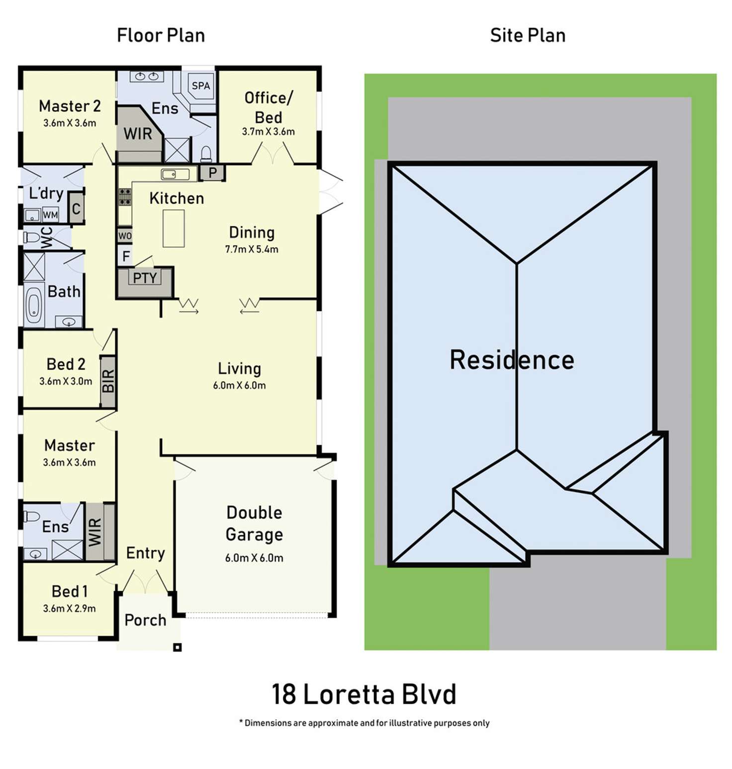 Floorplan of Homely house listing, 18 Loretta Boulevard, Tarneit VIC 3029