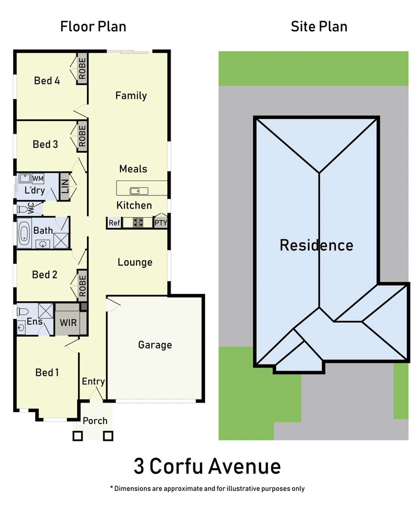 Floorplan of Homely house listing, 3 Corfu Avenue, Tarneit VIC 3029
