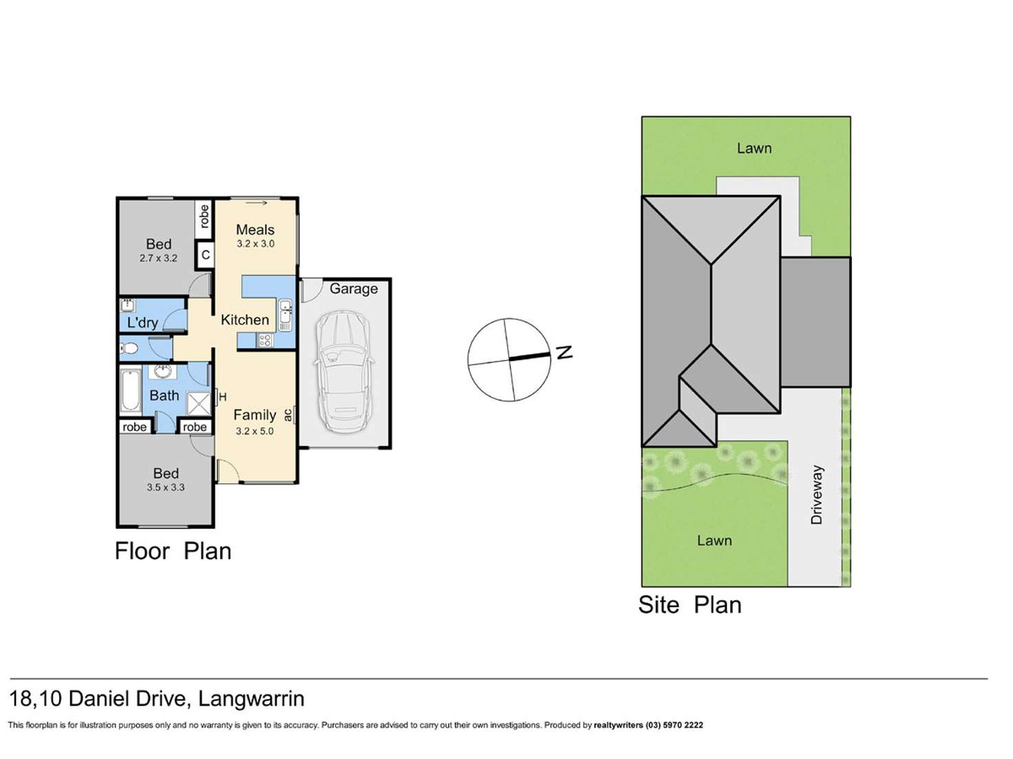 Floorplan of Homely unit listing, 18/10 Daniel Drive, Langwarrin VIC 3910