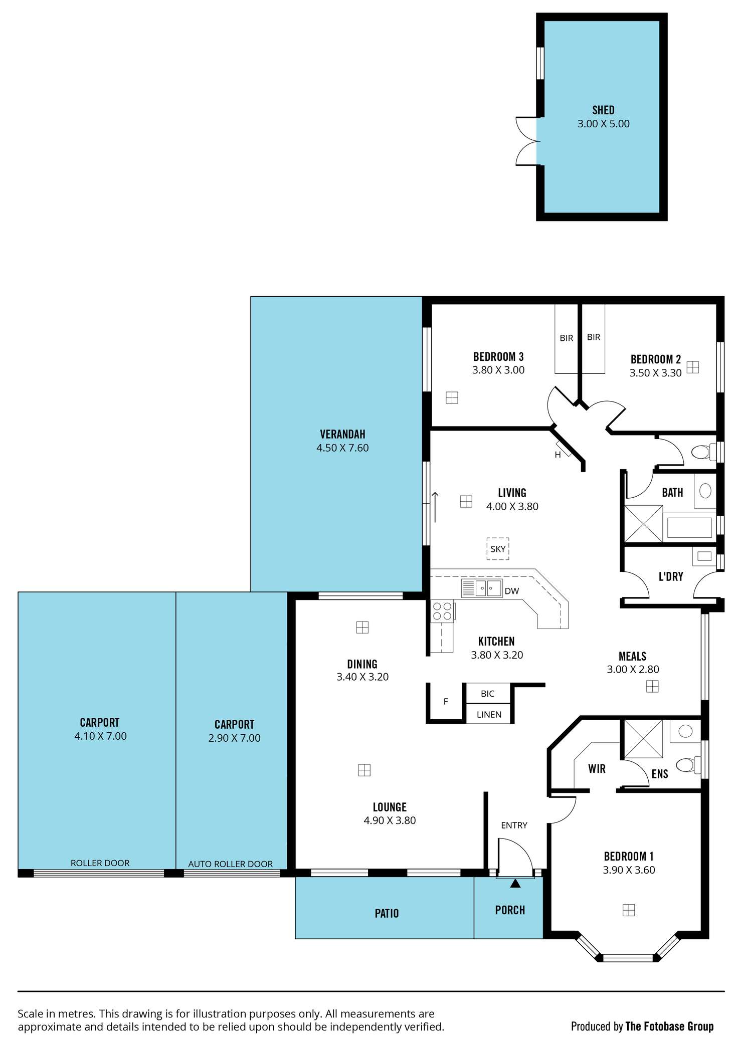 Floorplan of Homely house listing, 8 Buccaneer Drive, Seaford Rise SA 5169