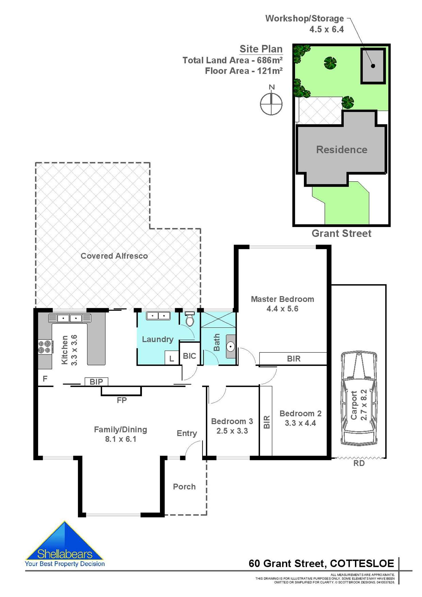 Floorplan of Homely house listing, 60 Grant Street, Cottesloe WA 6011