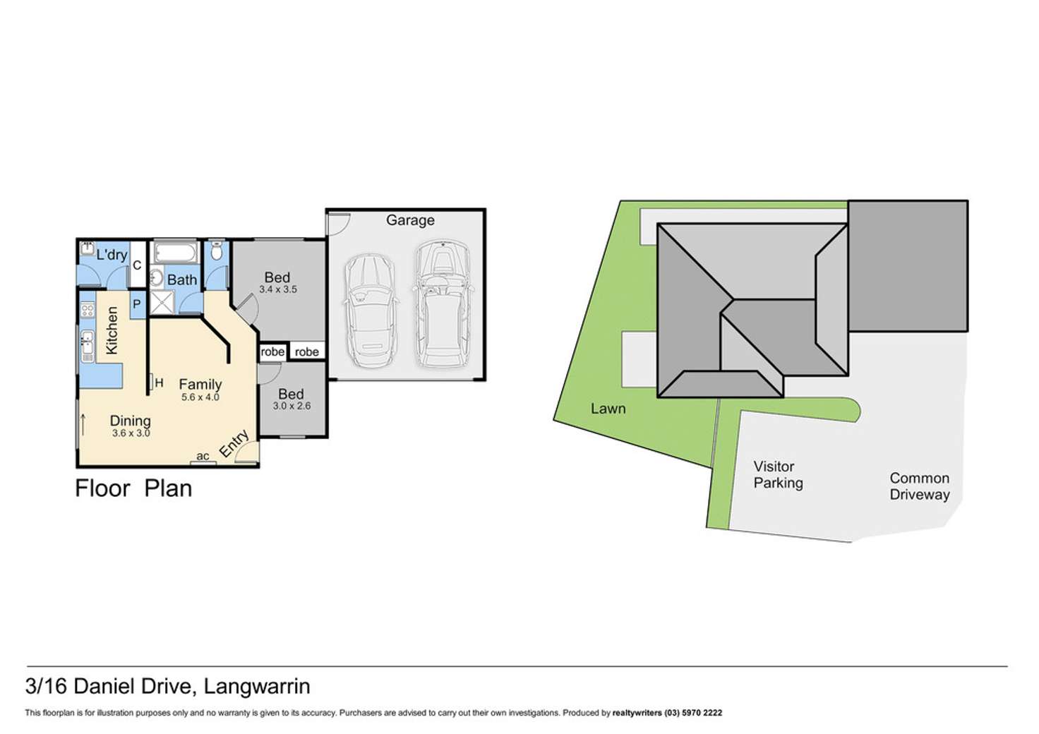 Floorplan of Homely unit listing, 3/16 Daniel Drive, Langwarrin VIC 3910