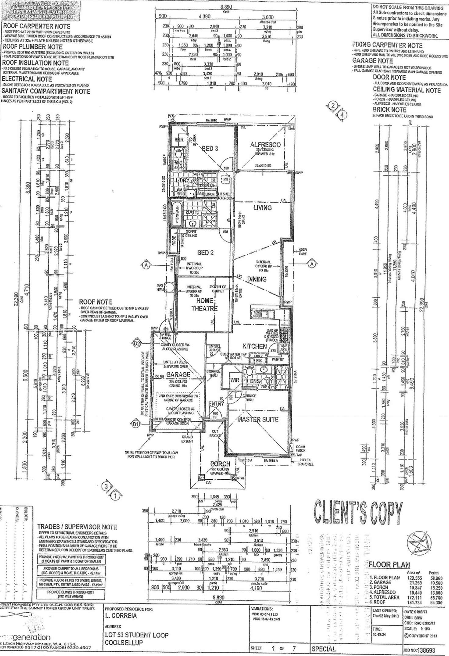 Floorplan of Homely house listing, 22 Student Loop, Coolbellup WA 6163