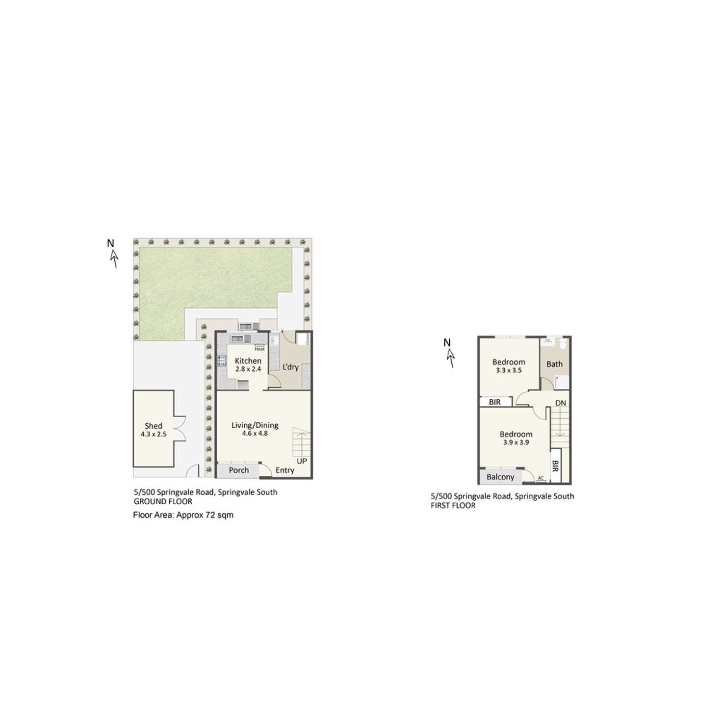 Floorplan of Homely unit listing, 5/500 Springvale Road, Springvale South VIC 3172