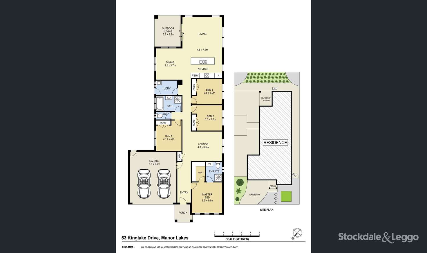 Floorplan of Homely house listing, 53 Kinglake Drive, Manor Lakes VIC 3024