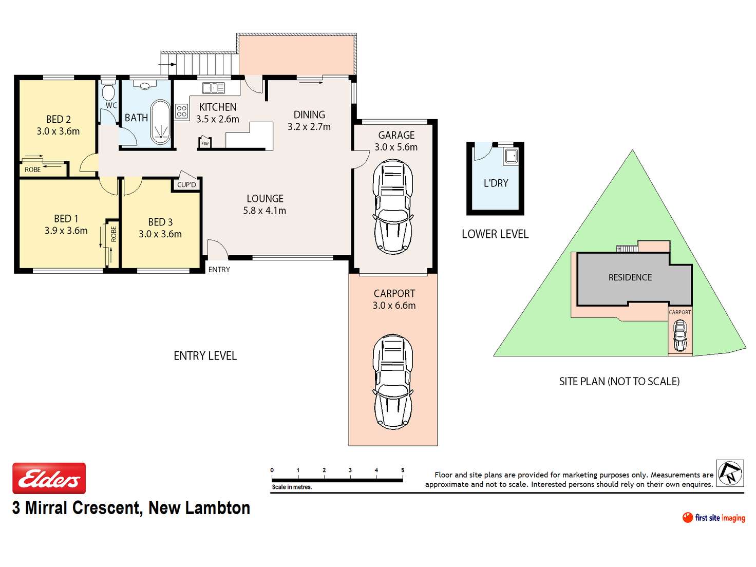 Floorplan of Homely house listing, 3 Mirral Crescent, New Lambton NSW 2305