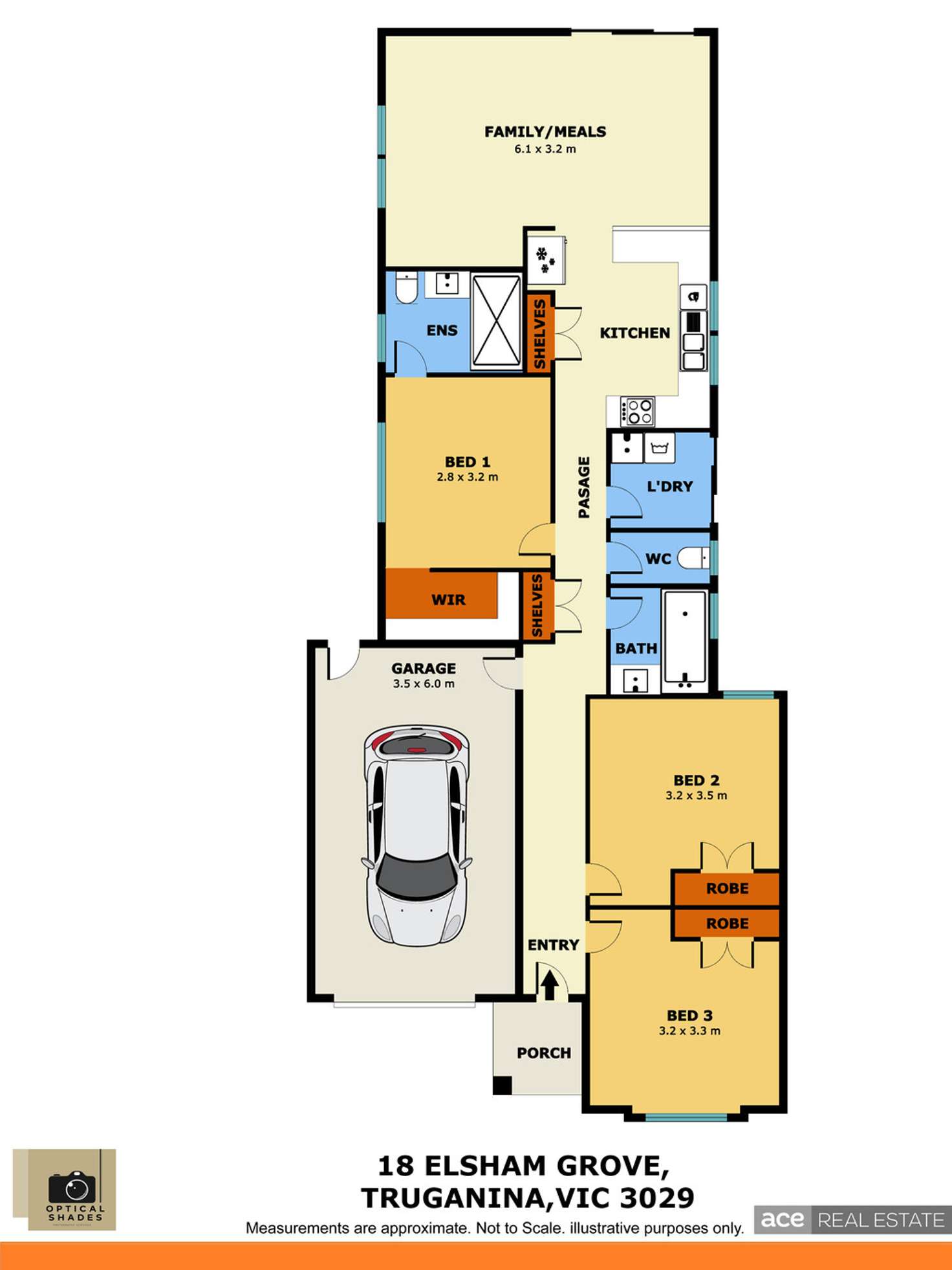 Floorplan of Homely house listing, 18 Elsham Grove, Truganina VIC 3029