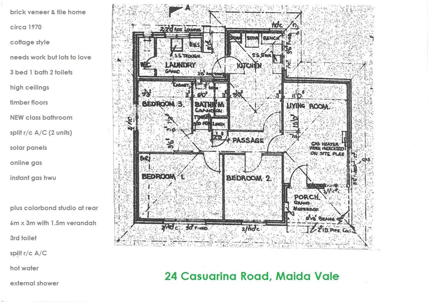 Floorplan of Homely house listing, 24 Casuarina Road, Maida Vale WA 6057