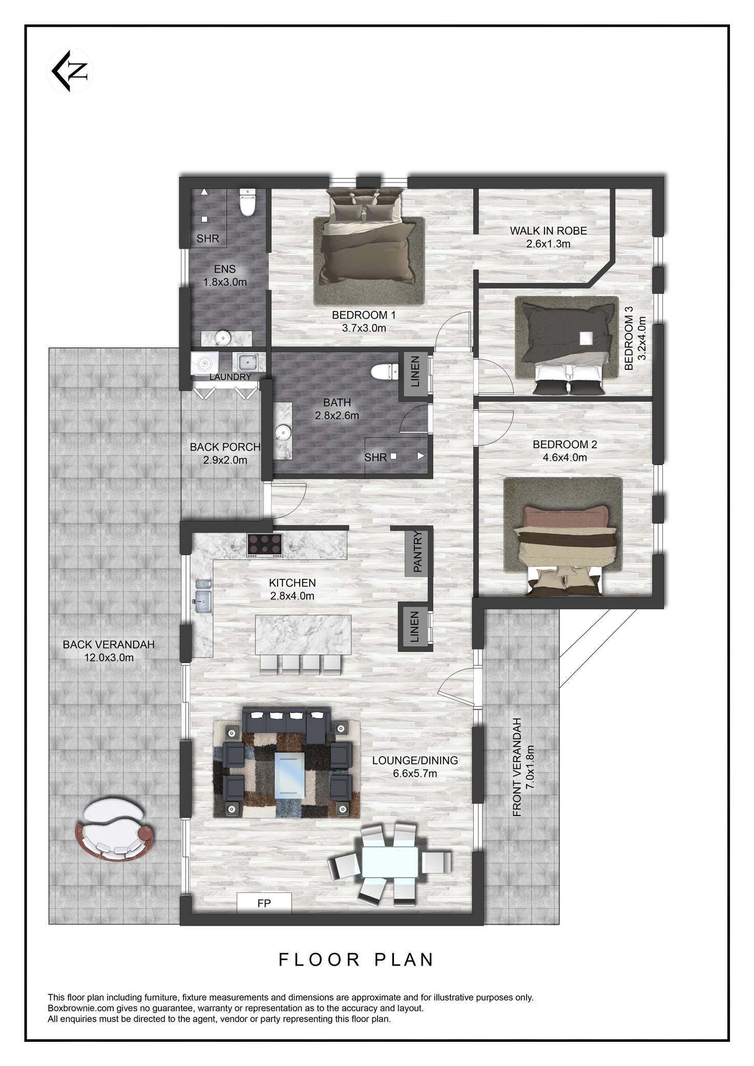 Floorplan of Homely house listing, 154 Market Street, Mudgee NSW 2850