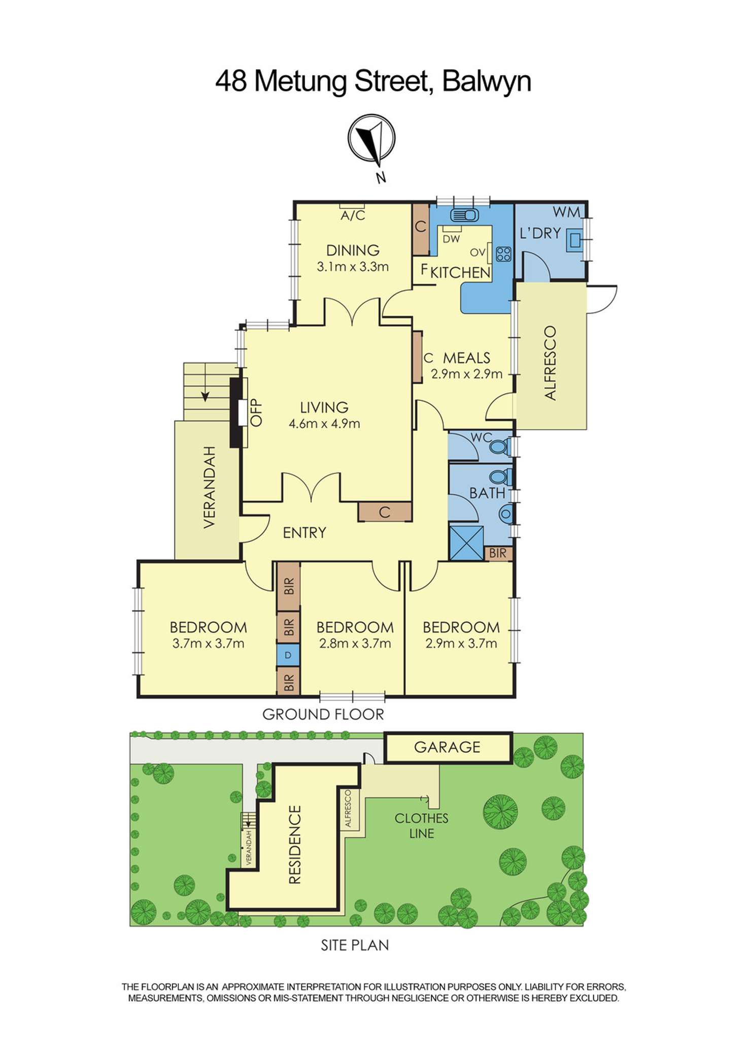 Floorplan of Homely house listing, 48 Metung Street, Balwyn VIC 3103