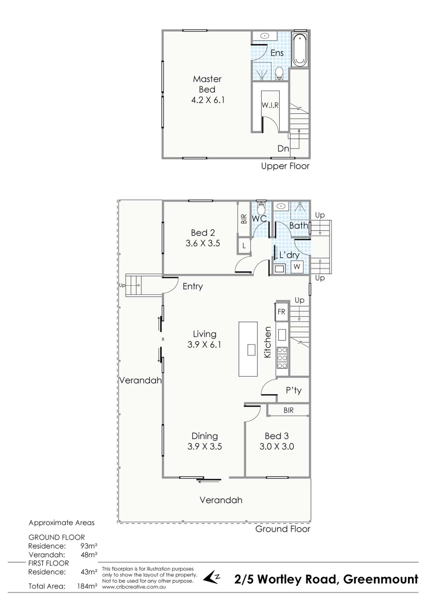 Floorplan of Homely house listing, 2/5 Wortley Road, Greenmount WA 6056