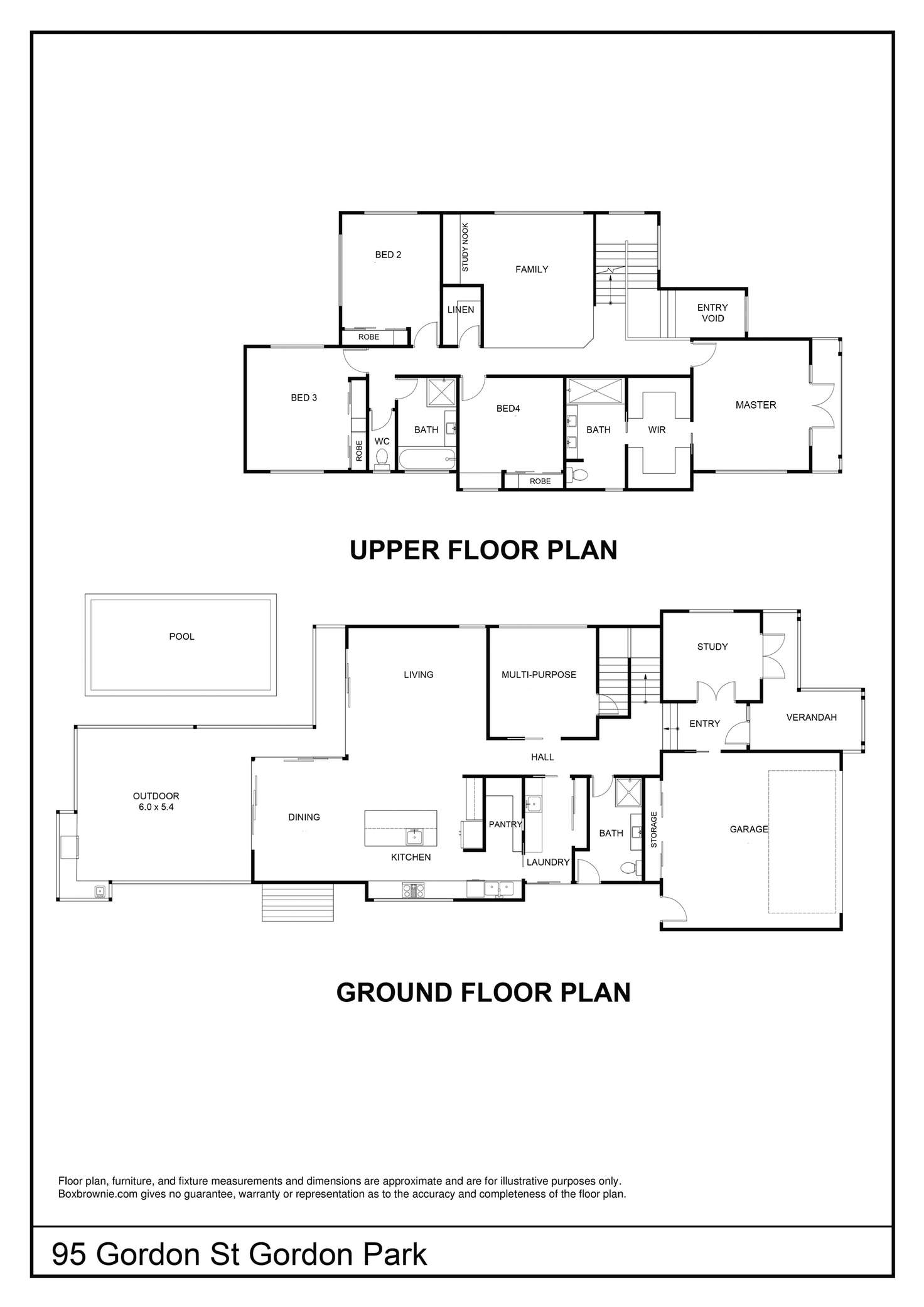 Floorplan of Homely house listing, 95 Gordon Street, Gordon Park QLD 4031
