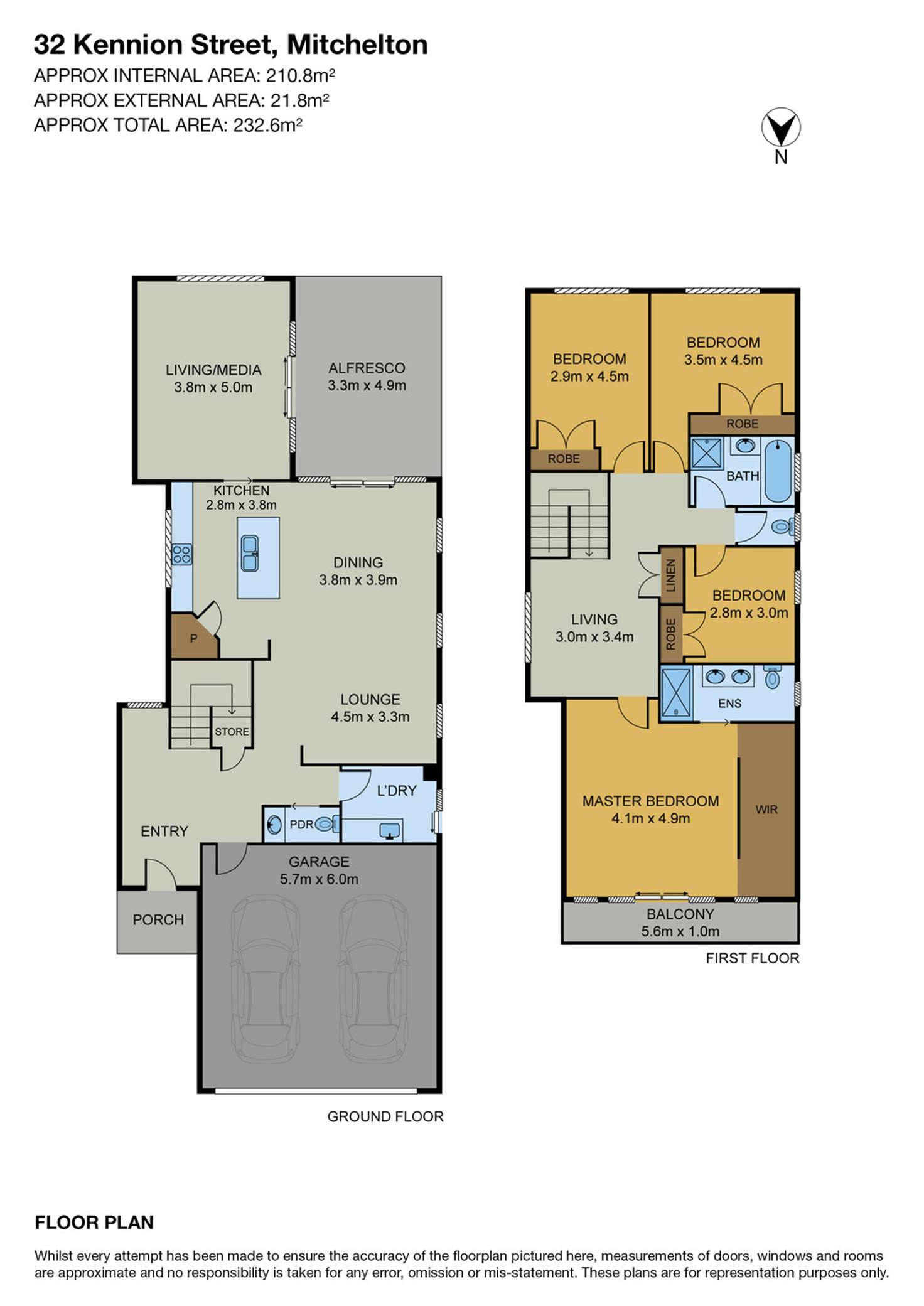 Floorplan of Homely house listing, 32 Kennion Street, Mitchelton QLD 4053