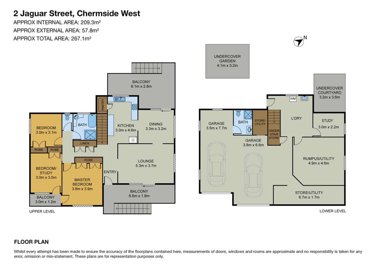 Floorplan of Homely house listing, 2 Jaguar Street, Chermside West QLD 4032