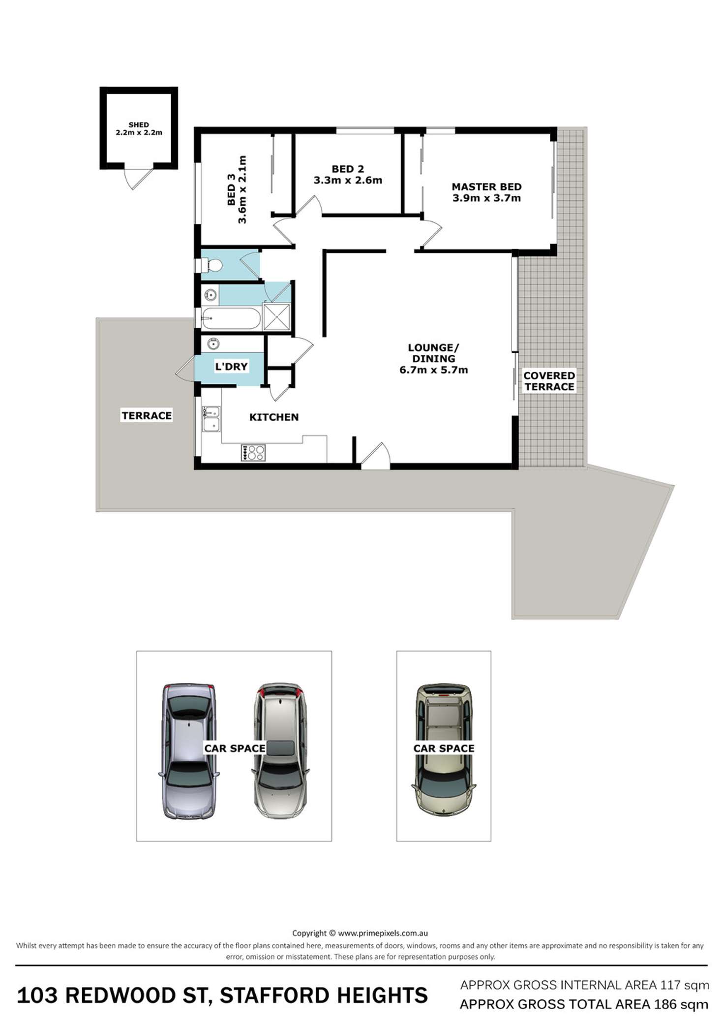 Floorplan of Homely house listing, 103 Redwood Street, Stafford Heights QLD 4053