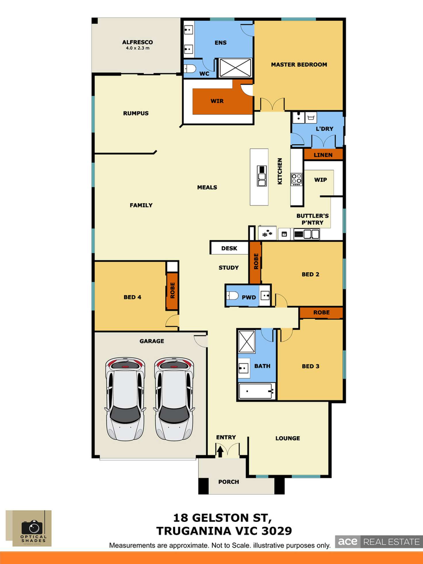 Floorplan of Homely house listing, 18 Gelston Street, Truganina VIC 3029
