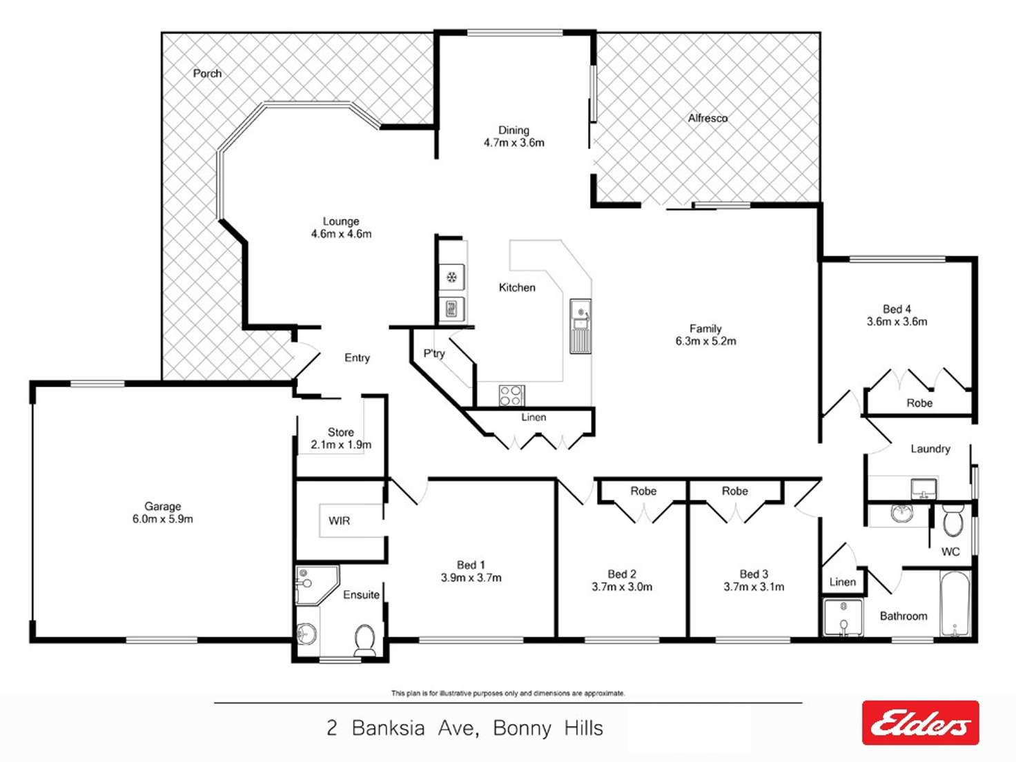 Floorplan of Homely house listing, 2 BANKSIA AVENUE, Bonny Hills NSW 2445