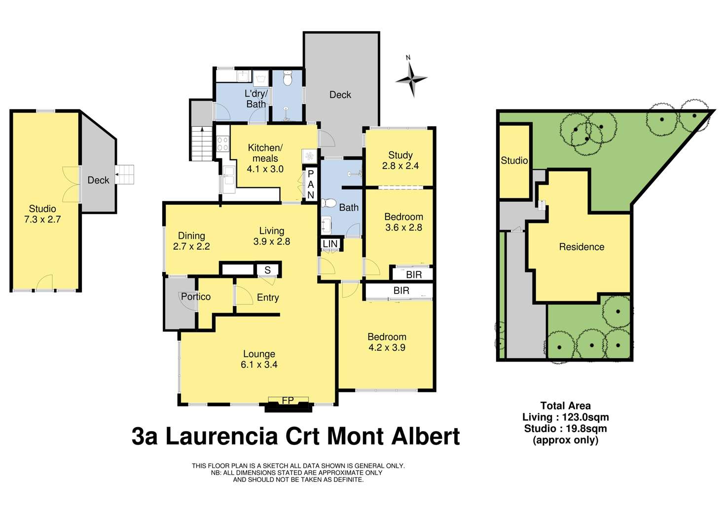 Floorplan of Homely house listing, 3A Laurencia Court, Mont Albert VIC 3127