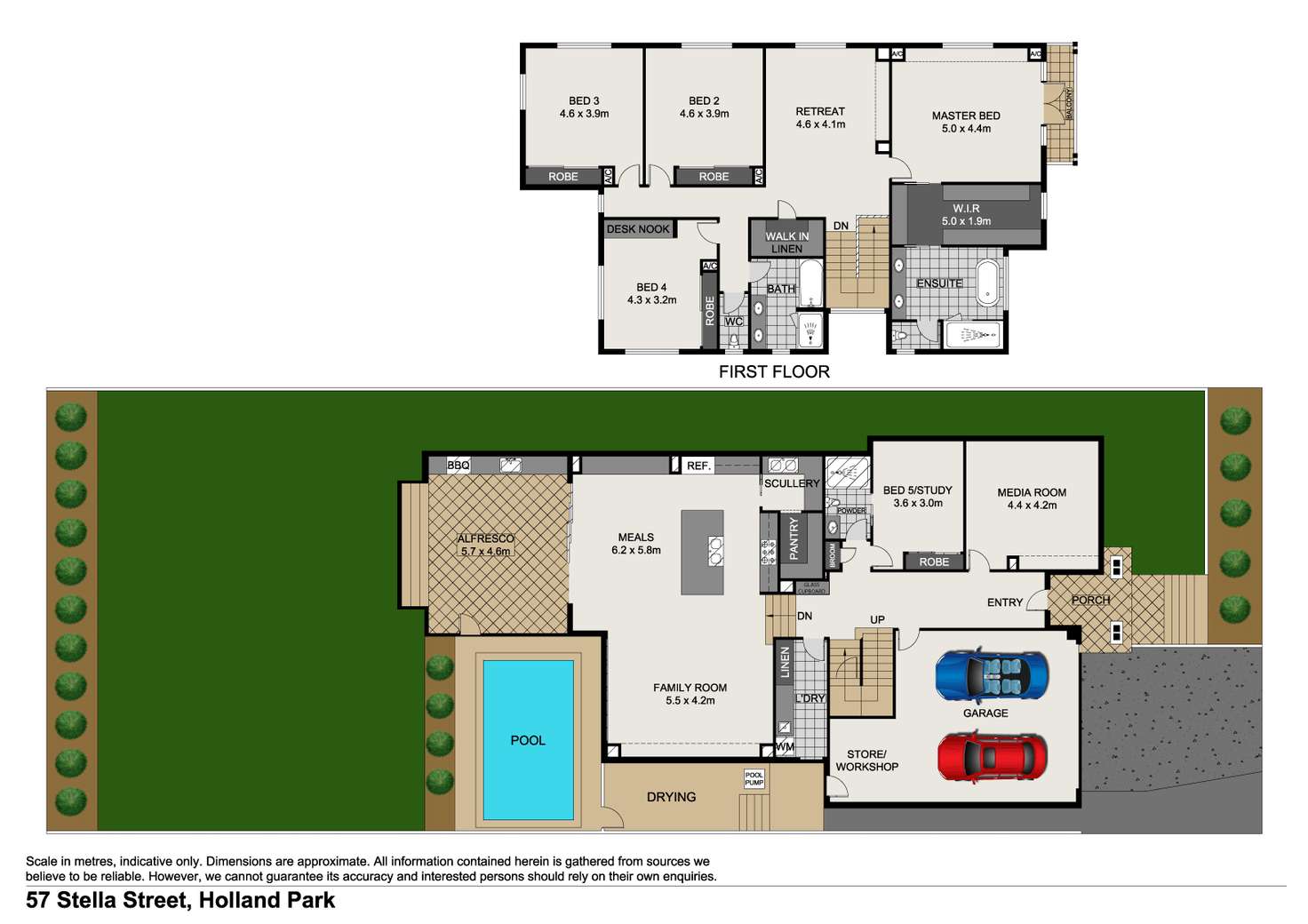 Floorplan of Homely house listing, 57 Stella Street, Holland Park QLD 4121