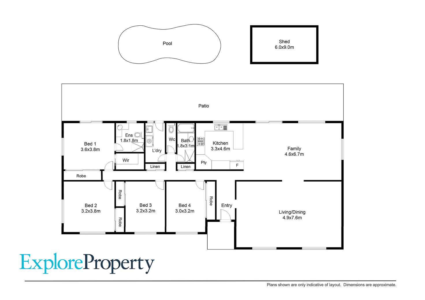 Floorplan of Homely house listing, 17-19 Corella Court, Upper Caboolture QLD 4510