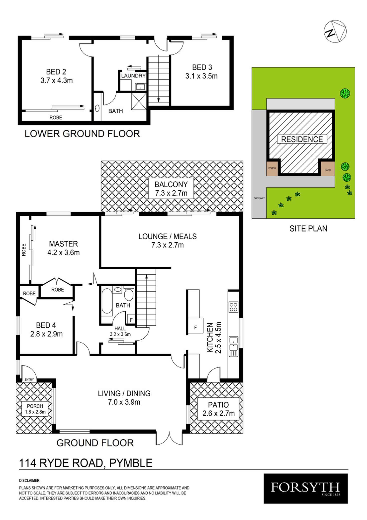 Floorplan of Homely house listing, 114 Ryde Road, Pymble NSW 2073